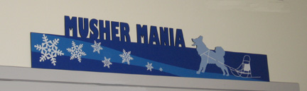 Sign in the warming house